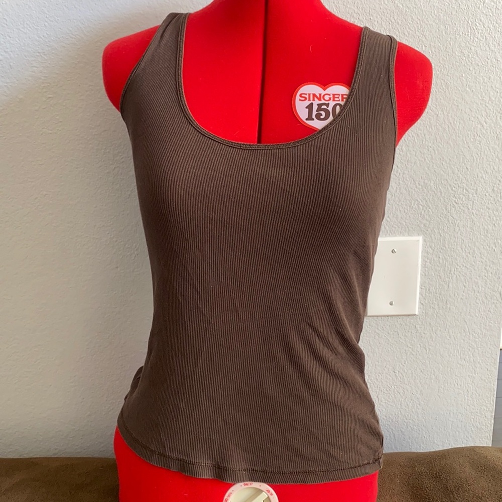 Express Tank Brown Shimmer  M